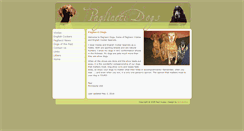 Desktop Screenshot of pagliaccidogs.com